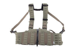 Blue Force Gear RACKminus SAV-2 Chest Rig with Ten-Speed M4 Mag Pockets comes in Ranger Green